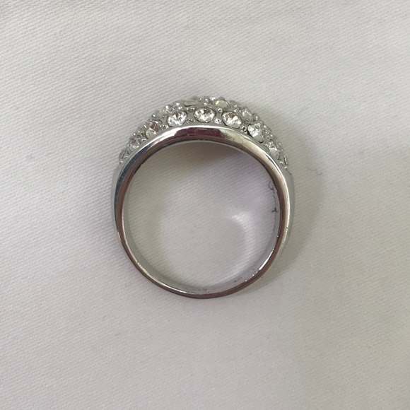 Camille Lucie Silver Sparkly Ring 5/25 - Picture 5 of 7